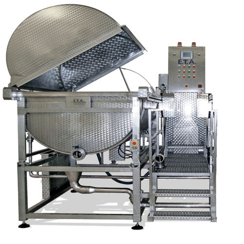 Cuve à fromage de pâte molle - E.T.A. S.r.l. - en inox