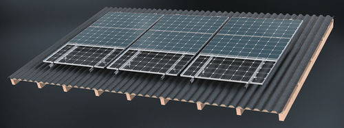 Système de montage solaire pour toiture en pente - XW series - AEROCOMPACT Europe GmbH
