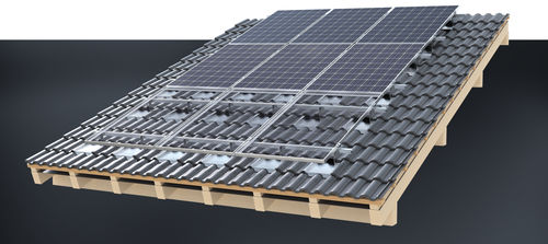Système de montage solaire sur toiture - XM-P  - AEROCOMPACT Europe GmbH