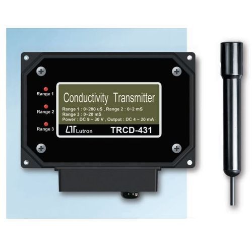 Transmetteur de conductivité pour l'industrie agroalimentaire - TRCD-431 - Lutron - pour l'eau / avec mesure de température