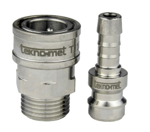 Raccord hydraulique - T110 series - TEKNO-MET BAĞLANTI ELEMANLARI SAN. ve TİC. LTD. ŞTİ - rapide / en inox / en laiton nickelé