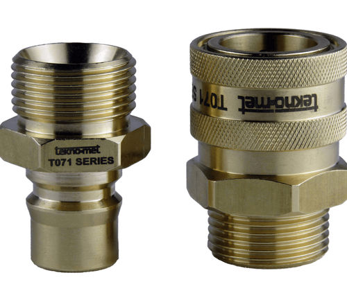 Raccord hydraulique - T071 series - TEKNO-MET BAĞLANTI ELEMANLARI SAN. ve TİC. LTD. ŞTİ - fileté / rapide / en inox