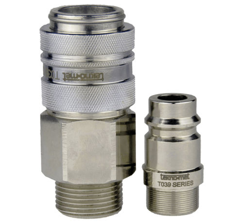Raccord hydraulique - T039 series - TEKNO-MET BAĞLANTI ELEMANLARI SAN. ve TİC. LTD. ŞTİ - pneumatique / rapide / en laiton