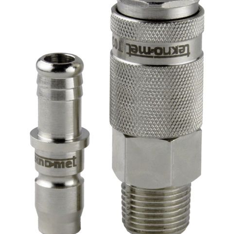 Raccord pneumatique - T033 series - TEKNO-MET BAĞLANTI ELEMANLARI SAN. ve TİC. LTD. ŞTİ - fileté / rapide / en inox
