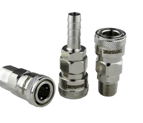 Raccord pneumatique - T141 series - TEKNO-MET BAĞLANTI ELEMANLARI SAN. ve TİC. LTD. ŞTİ - hydraulique / fileté / rapide