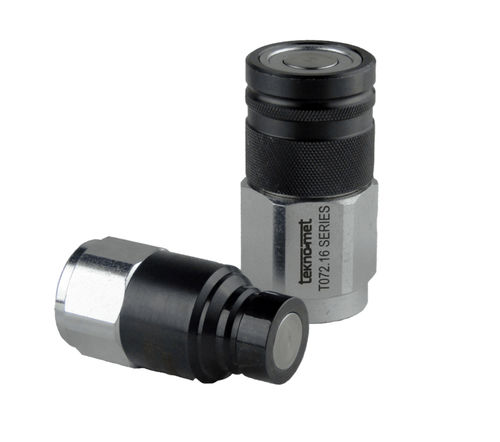 Raccord hydraulique - T072 series - TEKNO-MET BAĞLANTI ELEMANLARI SAN. ve TİC. LTD. ŞTİ - rapide / ISO / en inox