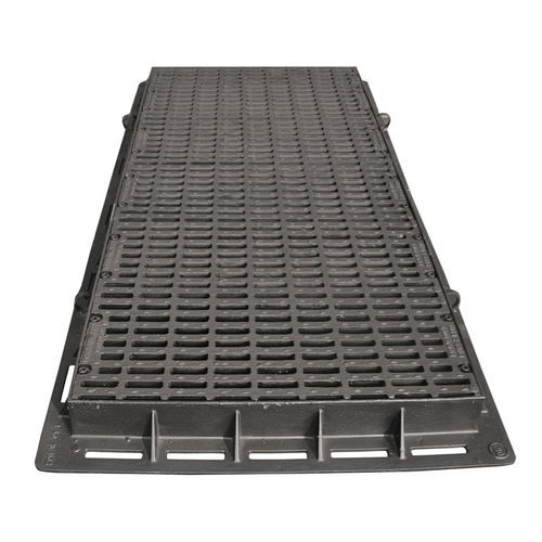 Caillebotis en métal - BIGDRAIN MODULAR F900 8030 - Fonderie Belli SPA - fortes charges / pour plaque d'égout / à encoche