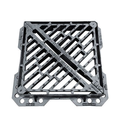 Caillebotis en métal - GHD TRIANGOLO - Fonderie Belli SPA - antidérapant / pour plaque d'égout / pour places de parking