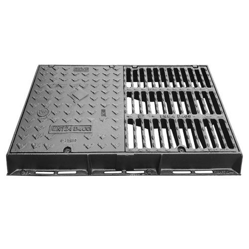 Regard de chaussée en fonte ductile - COMBY - CLASSE D400 - Fonderie Belli SPA - rectangulaire
