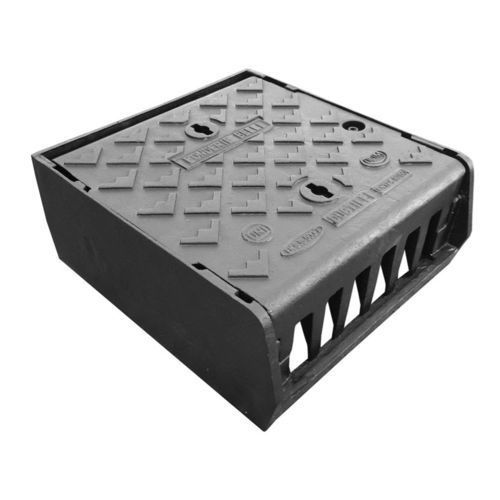 Caillebotis en métal - KERB D400/C250 - Fonderie Belli SPA - pour bord / d'eau