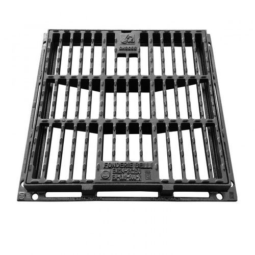 Caillebotis en métal - GRSC - CONCAVA C250 - Fonderie Belli SPA - fortes charges / d'eau / à encoche