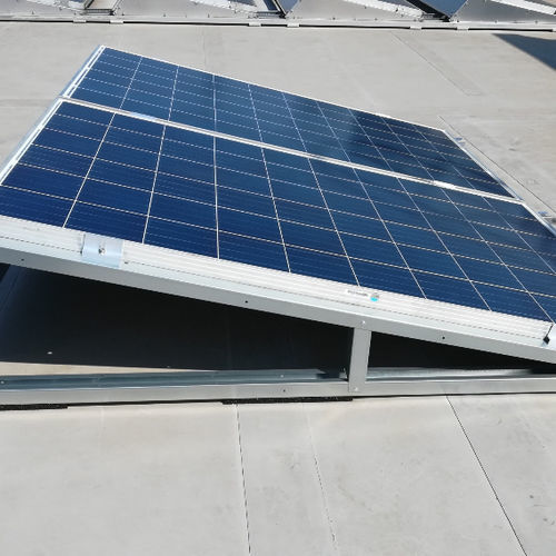 Système de montage solaire pour toit-terrasse - stand-alone - Avasco Solar NV
