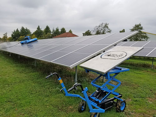 Robot de nettoyage pour sol - LIFTER - AX Solar Robot - pour panneaux solaires / mobile