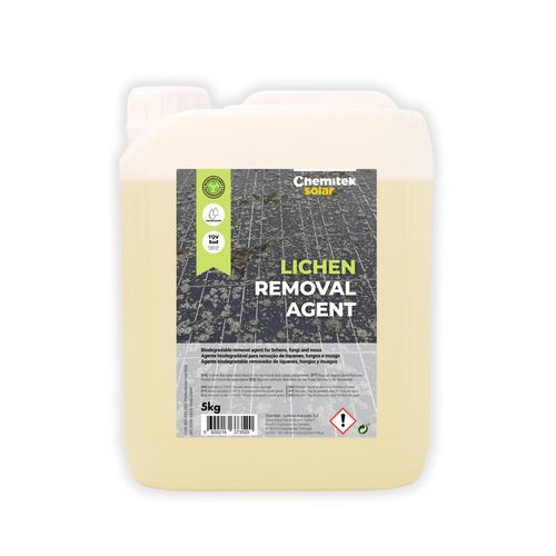 Biocide pour panneaux solaires - LICHEN REMOVAL AGENT - ChemiTek