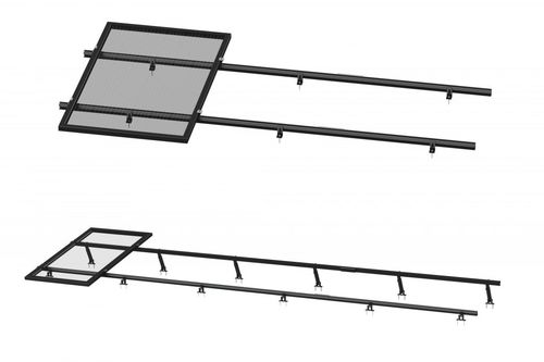 Système de montage solaire sur toiture - SolarRoof™ Black Series - Clenergy
