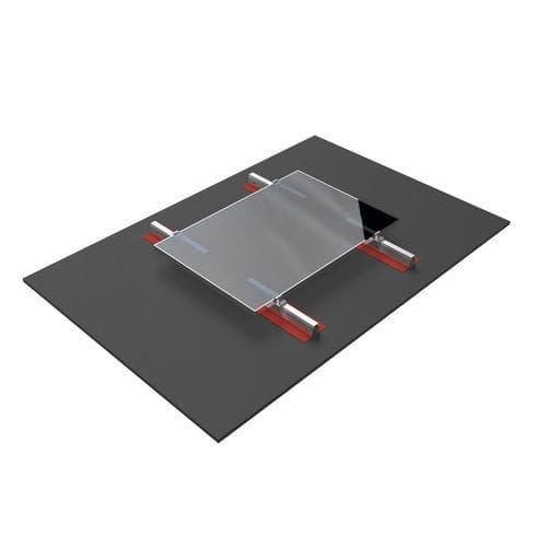 Système de montage solaire pour toit-terrasse - ROOF-SOLAR BITUMEN - Dome Solar - pour une installation verticale / en aluminium / autoportant