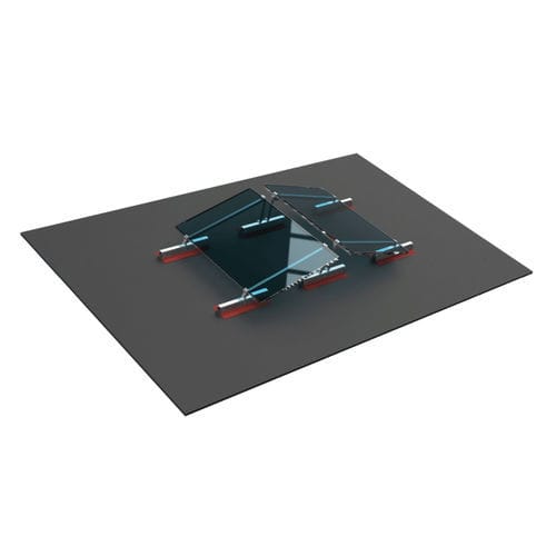 Système de montage solaire pour toit-terrasse - ROOF-SOLAR TILTED BITUMEN - Dome Solar - pour une installation verticale / en aluminium / en acier inoxydable