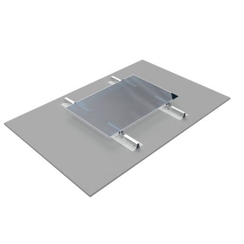 Système de montage solaire pour toit-terrasse - ROOF-SOLAR PVC - Dome Solar - pour une installation verticale / en aluminium / en acier inoxydable
