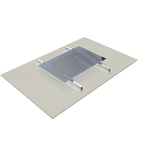 Système de montage solaire pour toit-terrasse - ROOF-SOLAR TPO - Dome Solar - pour une installation verticale / en aluminium / en acier inoxydable