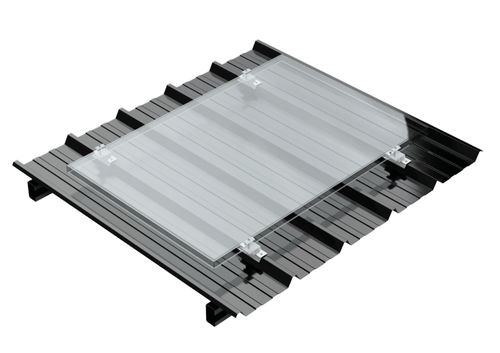 Système de montage solaire pour toit-terrasse - EB-SOLAR - Dome Solar - pour une installation verticale / en aluminium / en acier inoxydable