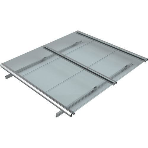 Système de montage solaire pour toit-terrasse - HELIOS RC3 - Dome Solar - pour une installation verticale / en aluminium / en acier inoxydable