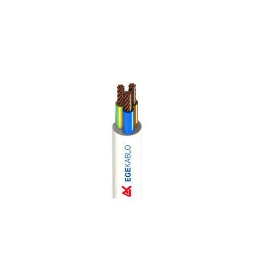 Câble électrique d'alimentation - H03VV-F - Ege Kablo Endustri Malz. San. ve Tic. A.S. - isolé / multibrin / en cuivre