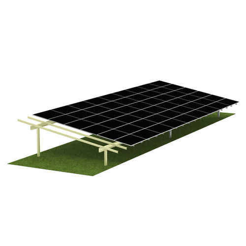 Système de montage solaire de plein champ - C TYPE - Xiamen Hopergy Photovoltaic Technology Co., Ltd. - pour des installations horizontales