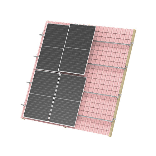 Système de montage solaire toit en tuiles - TILE ROOF - Xiamen Hopergy Photovoltaic Technology Co., Ltd. - pour une installation verticale