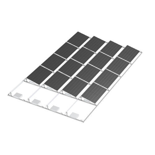 Système de montage solaire pour toit-terrasse - BALLAST  - Xiamen Hopergy Photovoltaic Technology Co., Ltd. - pour des installations horizontales