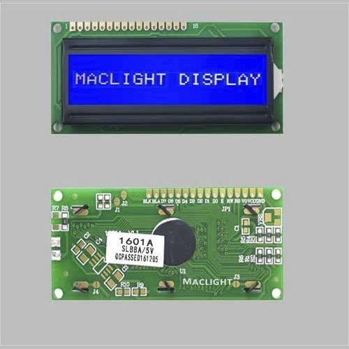 Module d'affichage LCD STN - MLC161Y-1 - Maclight Display Co., Limited - monochrome / à 1 ligne / MPU 8 bits