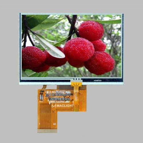 Module d'affichage TFT LCD - MLT043R40-T19 - Maclight Display Co., Limited - à écran tactile résistif / couleur / 480 x 272
