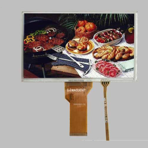 Module d'affichage à LED - MLT070W50-T21 - Maclight Display Co., Limited - TFT LCD / à écran tactile résistif / 800 x 480
