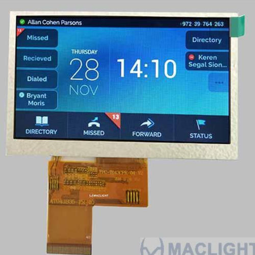 Module d'affichage TFT LCD - MLT043R40-5 - Maclight Display Co., Limited - couleur / 480 x 272 / 4.3"