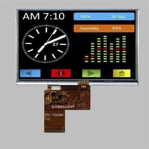 Module d'affichage à LED - MLT050W40-T25 - Maclight Display Co., Limited - TFT LCD / à écran tactile résistif / couleur