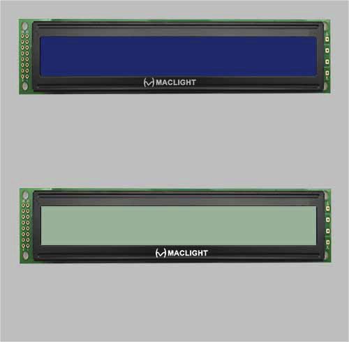 Afficheur LCD - MLC402Y-1 - Maclight Display Co., Limited - à matrice de points / monochrome / à 2 lignes