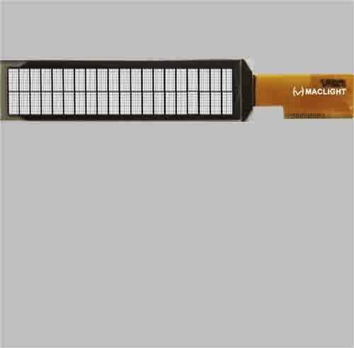 Afficheur OLED - MLD202A - Maclight Display Co., Limited - monochrome / 20 x 2 / 2.9"