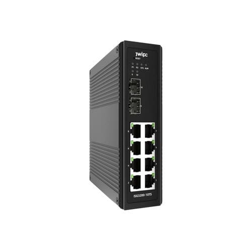 Commutateur Ethernet administrable - ISG3200-10TS - JWIPC TECHNOLOGY CO., LTD. - 10 ports / sur rail DIN / RJ45