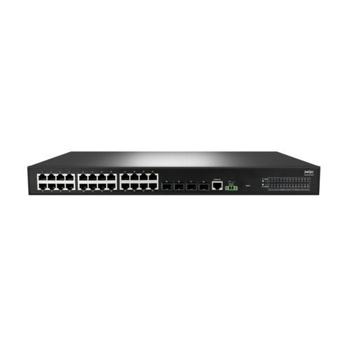 Commutateur Ethernet administrable - ISG3200-28TS - JWIPC TECHNOLOGY CO., LTD. - 28 ports / monté en rack / RJ45