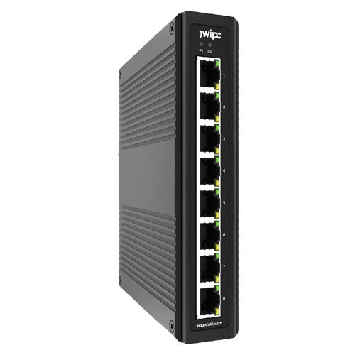 Commutateur Ethernet non administrable - ISF108P - JWIPC TECHNOLOGY CO., LTD. - 8 ports / sur rail DIN / PoE