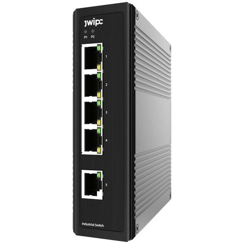 Commutateur Ethernet non administrable - ISG305P-24V - JWIPC TECHNOLOGY CO., LTD. - 5 ports / Gigabit Ethernet / sur rail DIN
