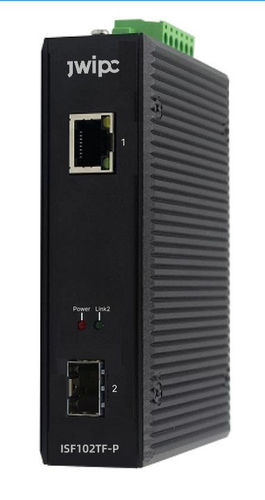 Convertisseur média - ISF102TF-P - JWIPC TECHNOLOGY CO., LTD. - Ethernet / non administrable / industriel