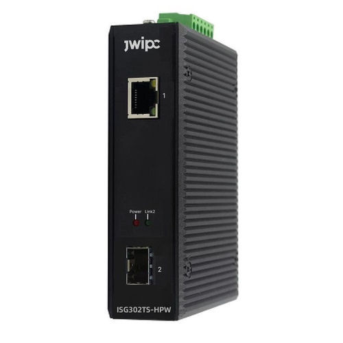 Convertisseur média gigabit - ISG302TS-HPW - JWIPC TECHNOLOGY CO., LTD. - média / non administrable / PoE