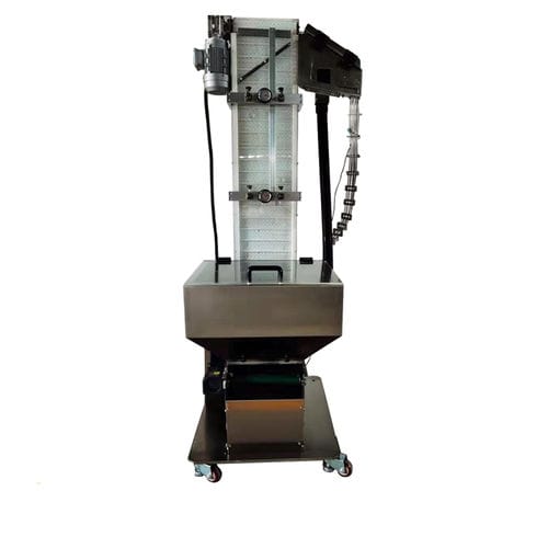 Convoyeur de bouchons - VM-02 - Guangzhou Chaoxian Packing Machine Co., Ltd. - à bande / courbe / automatique