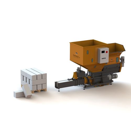 Compacteur de polystyrène - TAURUS- 485 - Cosmecal srl - stationnaire / pour décharge / à vis