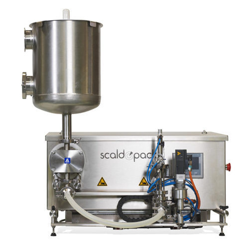 Remplisseuse capsuleuse semi-automatique - Smartfiller - Scaldopack NV - pour produits alimentaires / industrielle