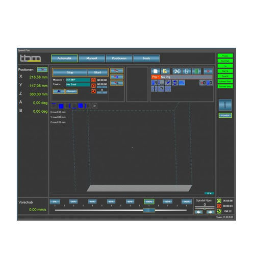 Logiciel d'interface - SPEED POS - TBM Technisches Büro München GmbH - d'automatisation / graphique / de post-traitement NC