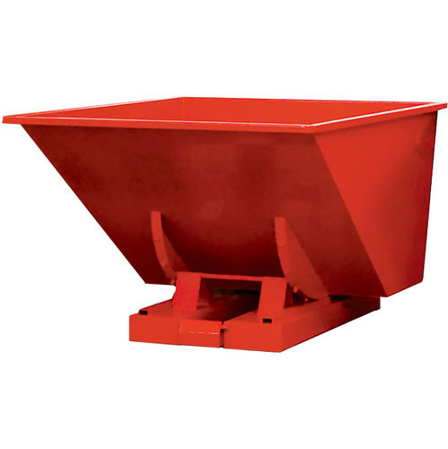 Benne auto-basculante en métal - SBA series - STOCKMAN - pour déchets / pour chariot élévateur / automatique