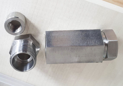 Raccord à haute pression - FH400-FF.99 - Airmation ECP srl - hydraulique / fileté / en acier inoxydable
