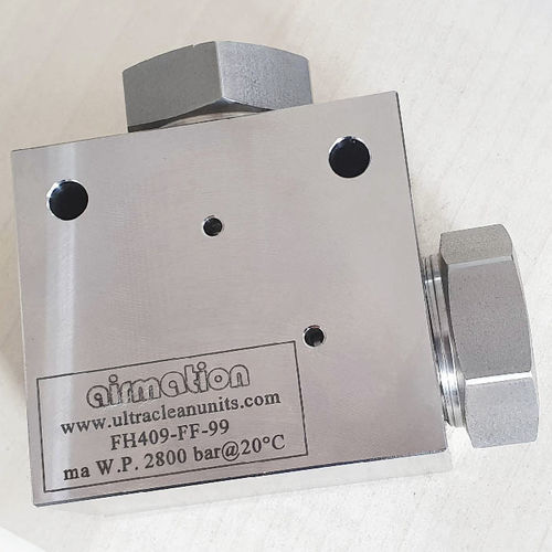 Raccord à haute pression - FH409.FF-99 - Airmation ECP srl - hydraulique / fileté / coudé