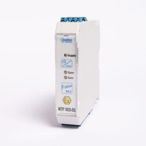 Transmetteur de température sur rail DIN - MTP 302i - Mütec Instruments GmbH - thermocouple / 2 canaux / 2 fils